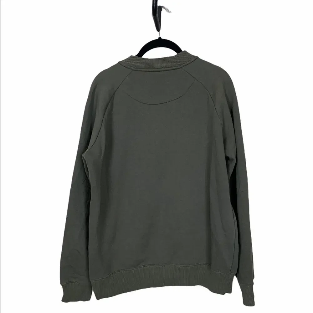 French Connection Baseball Zip Through Logo Jacket M
